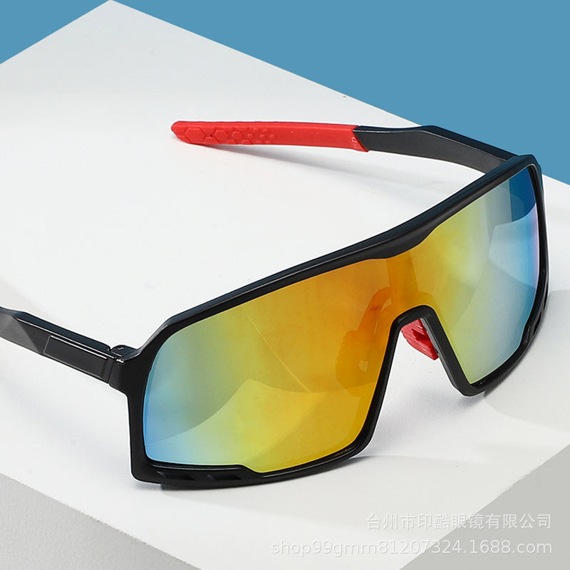 Wholesale Sports One-Piece Large Frame PC Sunglasses